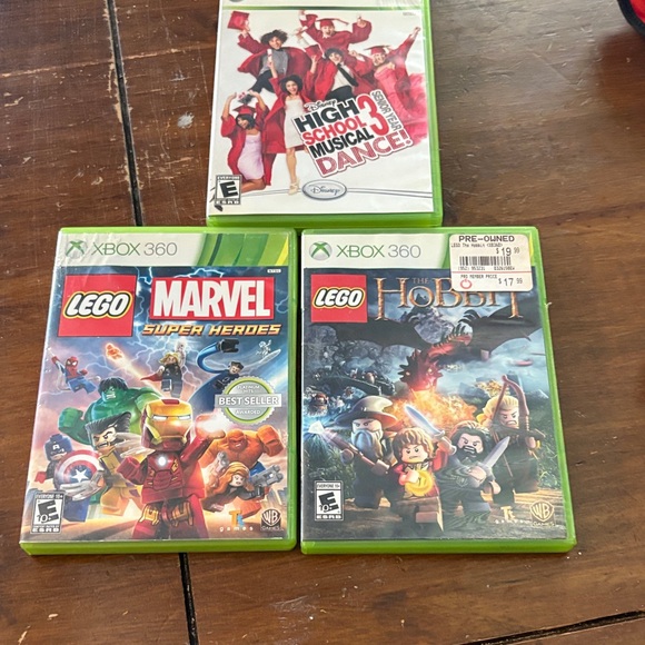 Game Bundle -  Marvel Super Heroes,  The Hobbit, High School Musical 3 Video Games & Consoles